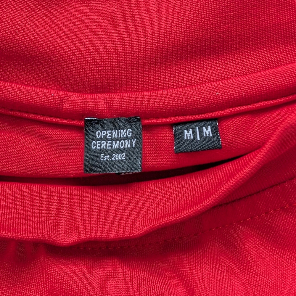 Opening Ceremony Rash Guard Medium Red - Picture 7 of 13
